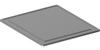 Vlakke Plaat Roestvast Staal 1 Brander - Diamond A9/PL1B-N