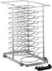 Uittrekbare Lader Met Wielen, Voor 23 Borden (ø 300 Mm) Voor Oven 10x GN1/1 (ruimte 85 Mm) - Diamond AC/A10-2385-X