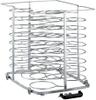 Uittrekbare Lader  Met Wielen, Voor 51 Borden (ø 300 Mm) Voor Oven 10x GN2/1 (ruimte 75 Mm) - Diamond AC/A12-5175-X