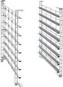 Struktuur (dx & Gx) Platen 600x400, Voor Ovens 10x GN 1/1, Diamond AC/SE-10-X