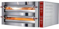 Elektrische Oven 2 Kamers 2X 6 Pizzas 350Mm | Diamond | GDX12/35-DP