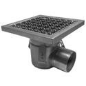 Diamond Roestvast Stalen Vloerafvoergoot 300x300, Zijdelingse Uitgang - GS33-N