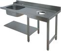 Diamond Inlooptafel met voorwaskuip 