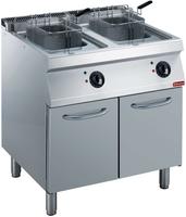 ELEKTRISCHE FRITEUSE 2x 14 L. OP KAST | Diamond | E17/F28A8-N