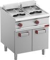 Elektrische Friteuse 2 Kuipen 13 Liter Op Kast - Diamond E7/F26A7-N