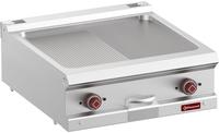 Elektrische Bakplaat Met 1/2 Vlakke 1/2 Geribde Plaat - Module 1/1 -TOP- - Diamond E7/PM7T-N