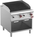 Gaslavasteengrill - Module 1/1 - 2-Zijdige Gietijzeren Rooster - Open Kast - Diamond G9/GPLA8-ZN