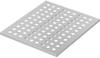 Diamond RVS Bodemplank voor Compartiment met Deur - K-PF