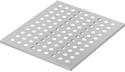 Diamond RVS Bodemplank voor Compartiment met Deur - K-PF