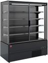 Diamond Gekoeld Wandmeubel, Zelfbediening, Klapdeuren - FULL BLACK - LML09-F5