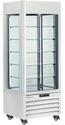 Diamond FULL Vitrine 440 Lt. 5 Glazen Niveaus Geventileerd WIT - MAX/507-PW