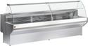 Gekoelde Vitrinetoonbank Met Gebogen Ruiten, Met Reserve - Grijs/wit, Diamond ML30/E8-R2