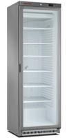 Diamond Statische Diepvrieskast, Glazen Deur, 400 Liter. RVS - NFT402-R2X/G
