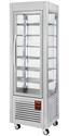 Panoramische Vriesvitrine geforceerd | 360L, 5 Roosters | R290, milieuvriendelijk | -5°C / -20°C | RVS | Diamond SNE/GB-A5-R2