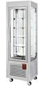 Panoramische Koelvitrine geforceerd | 360L, 5 draaiende plateau's | R290, milieuvriendelijk | +2°C / +10°C | RVS | Diamond SNE/RN-A5-R2