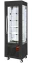 Panoramische Koelvitrine geforceerd | 360L, 5 draaiende plateau's | R290, milieuvriendelijk | +2°C / +10°C | Zwart | Diamond SNE/RN-B7-R2