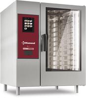 Diamond Gasoven,  "TOUCH" directe stoom en convectie 10x GN 1/1+ Cleaning | SDGT/XC-10