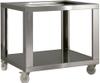 Imitatie RVS Steun Voor 2x Gl4/35-D, Wielen, 2 Met Rem, Diamond SGL8/35-D