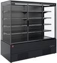 Diamond Gekoeld Wandmeubel, Zelfbediening, Klapdeuren - FULL BLACK - PML13-H5