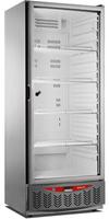 Diamond Koelkast met Ventilatie 525 Liter Glazen Deur GN 2/1+600x400 Roestvast Staal - PFV55/X-R6G