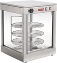 Warmhoudvitrine | Draaiend | 3 Roosters | PIZZA/D42 | Diamond