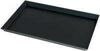 Diamond Zwarte Stalen Bakplaat 600x400, Uitlopende Rand 30 Mm - PLQ-60/30