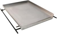 Diamond 1/2 Bakplaat "plancha" 520x600 mm (CBQ-120) | PPC/120-1/2