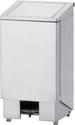 Inox vuilbak | met pedaal | deksel met vijzel | 60 liter | PPX-60 | Diamond