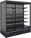 Diamond Gekoeld Wandmeubel, Zelfbediening, Klapdeuren - FULL BLACK - RNP20-U5