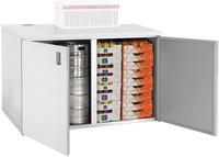 Mini koelcel | Koelkast Voor Opslag | 1400 L, 2 Deuren | Zonder motor | Diamond RBB/3+3