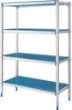 Diamond Lineaire rek in geanodiseerd aluminium GN 4 niveau's | RLA/365-4/EF