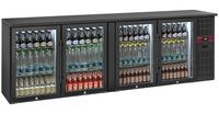 Diamond Flessenkoeler 4 Glazen Deuren, 620 Liter, Verstelbare Poten - RLB4-4G