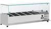 Diverso By Diamond Gekoelde Opzetstructuur 5x GN 1/4 - 150 Mm, met Glasopbouw - WR-SX12-V1