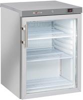 Diverso By Diamond Koelkast Geventileerd, Glazen Deur, 200 Liter. RVS - WR-PG21-XG