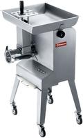 Diamond Hakmolen in R.V.S. N° 32, Ø 6  mm, 600 kg/h, onderstel op wielen | TMGD-32/CA