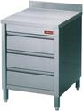 Diamond Werktafelkasten met 3 Laden GN 1/1 - TACS67/B-D