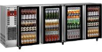 Flessenkoeler Rvs 4 Glazen Deuren, 783 Liter | Diamond | TAVX/4G-R2