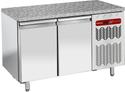 Diamond Koelwerkbank, Geforceerd, 2 deuren EN 600x400 - Top in graniet - TP2N/HG-R2
