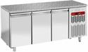 Diamond Diepvriestafel, Geforceerd, 3 deuren EN 600x400 - Top in graniet | TP3B/HG-R2