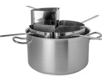 Pujadas Pasta-Kookpan Ø40cm, 31,4 liter, RVS, 720123
