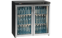 2-Deurs Barkoeling Chroomstalen Glasdeur | 90 breed | Led | Gamko MG3/250GCS
