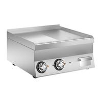 Mareno M1-600 Elektrische Bakplaat met Half Gladde/geribbelde Roestvaststalen Plaat, 60cm - FT66EM