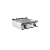 Mareno M1-700 Elektrische Bakplaat Met 2/3 Gladde En 1/3 Geribbelde Mat Verchroomde Plaat - 80cm -  171.253