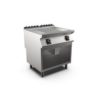 Mareno M1-700 Elektrische Bakplaat Met 2/3 Gladde En 1/3 Geribbelde Mat Verchroomde Plaat - 80cm -  171.255