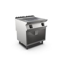 Mareno M1-900 Elektrische Bakplaat Met 2/3 Gladde En 1/3 Geribbelde Verchroomde Plaat - 80cm -  191.256