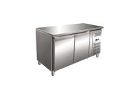 Gastro-Inox RVS GN Koelwerkbank met 2 Deuren, Geforceerd Gekoeld - 202.220