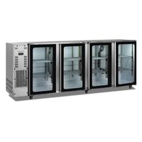 Marecos RVS Flessenkoeling Met 4 Glazen Deuren -  206.043