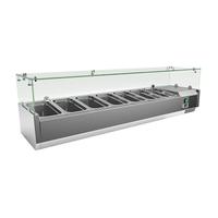 Gastro-Inox RVS Opzetkoelvitrine 7x GN 1/3, Gastro-Inox 209.165