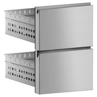 Marecos RVS Ladenkit Werkbank 700mm Diep, 2x 1/2 - Gastro-Inox 222.048