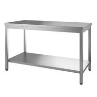 Gastro-Inox Werktafel van RVS met Onderblad, 1400(l)x600(d)x880(h)mm - 301.168